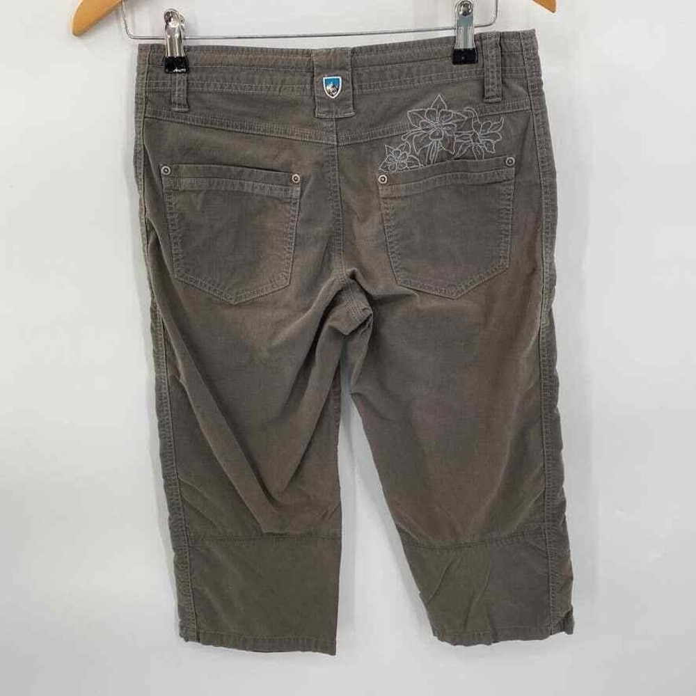 KUHL Hiking Outdoor Capri Pants Womens 4 Cotton Nylon Embroidered Back Pocket - Picture 7 of 13